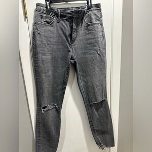 Universal thread Distressed dark grey/black jeans
